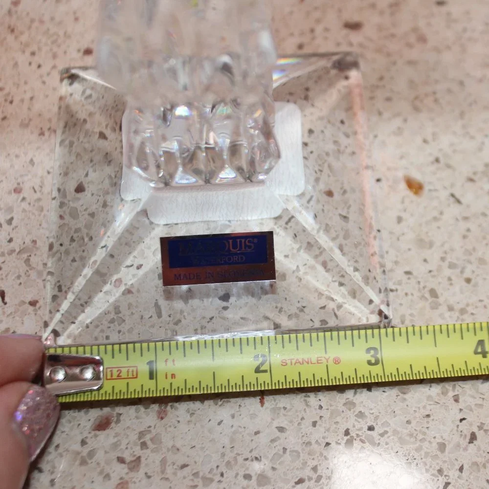 Marquis by Waterford Made in Slovenia Crystal Candlesticks